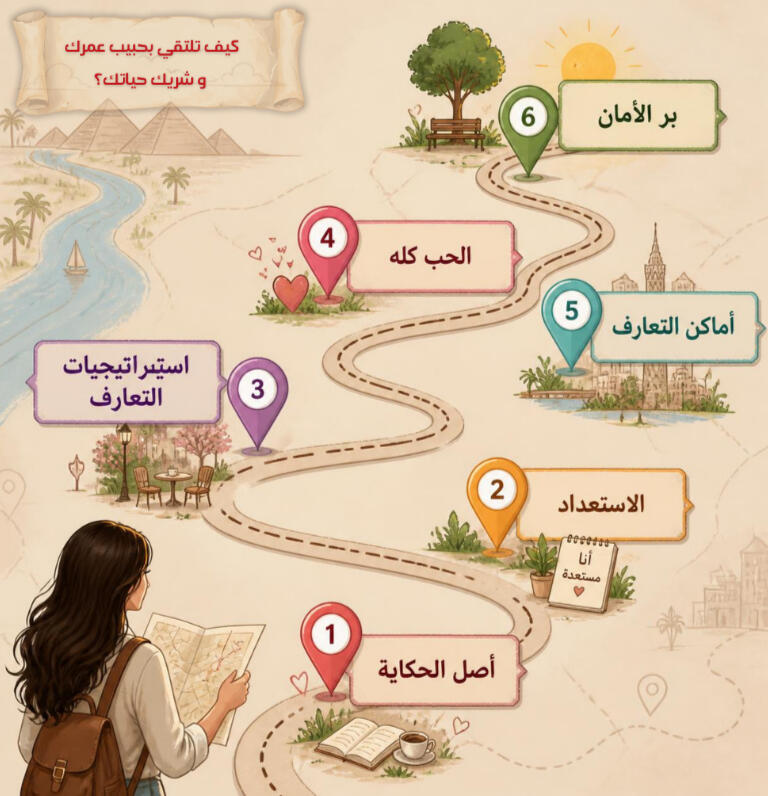كيف تلتقي بحبيب عمرك و شريك حياتك؟ "هذا البرنامج هو رحلة للوضوح مع النفس وفهم حقيقتكِ وفكرة التعارف الواعي. هو مليء بالتمرينات العملية التي إن طبقتِها، تحسن فرص العثور على شريك الحياة..."